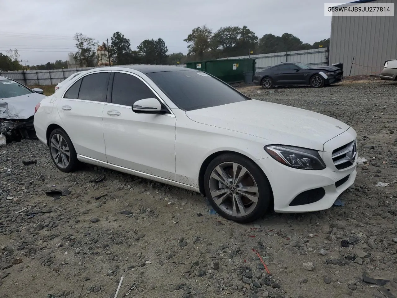 2018 Mercedes-Benz C 300 VIN: 55SWF4JB9JU277814 Lot: 78844434