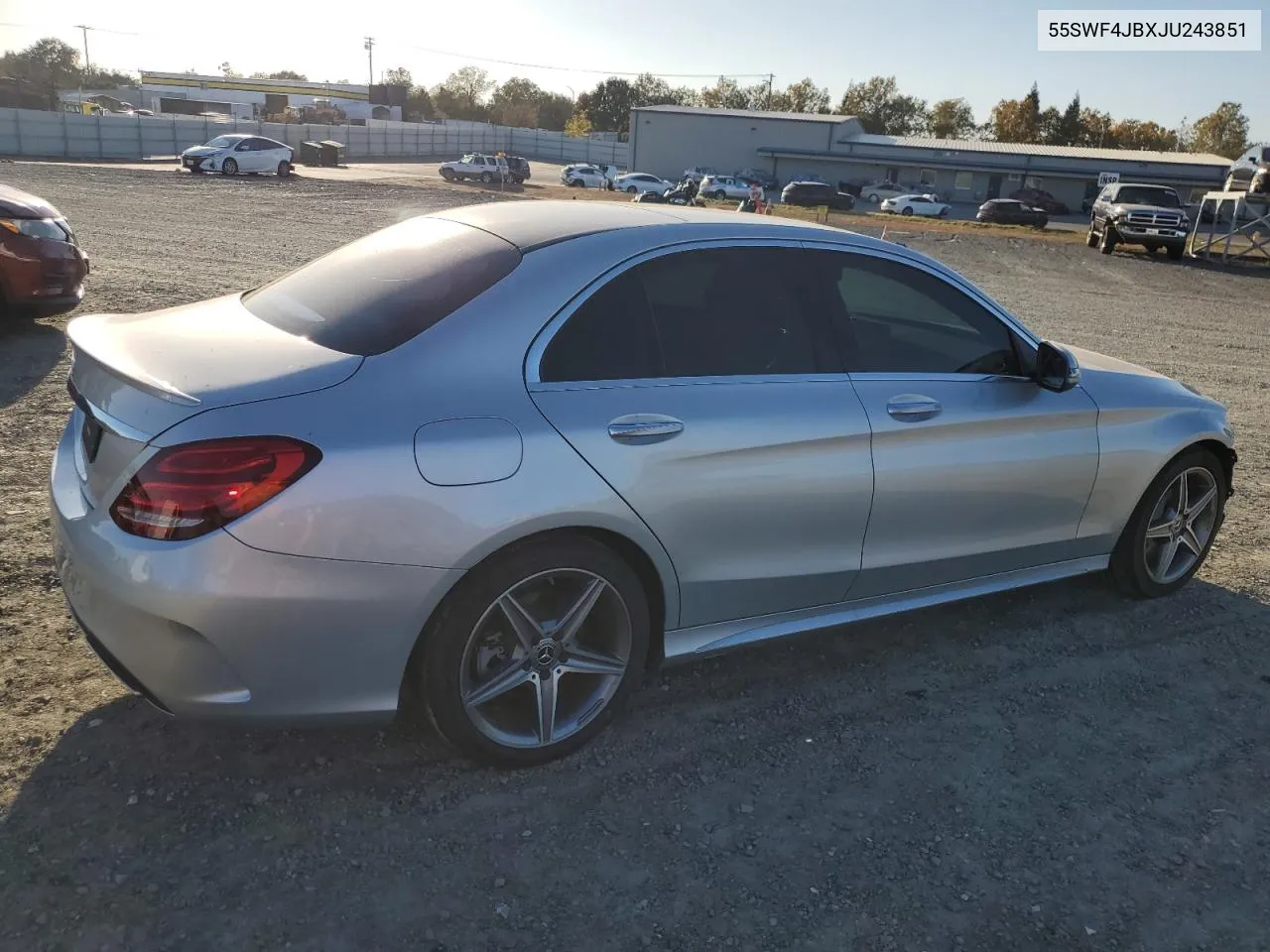 2018 Mercedes-Benz C 300 VIN: 55SWF4JBXJU243851 Lot: 79400154