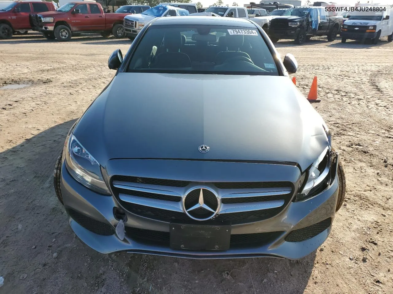 2018 Mercedes-Benz C 300 VIN: 55SWF4JB4JU248804 Lot: 79473304