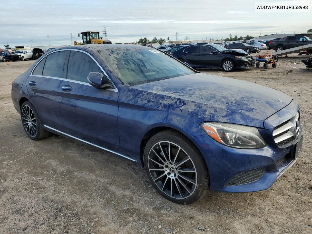 2018 Mercedes-Benz C 300 4Matic VIN: WDDWF4KB1JR358998 Lot: 79681304