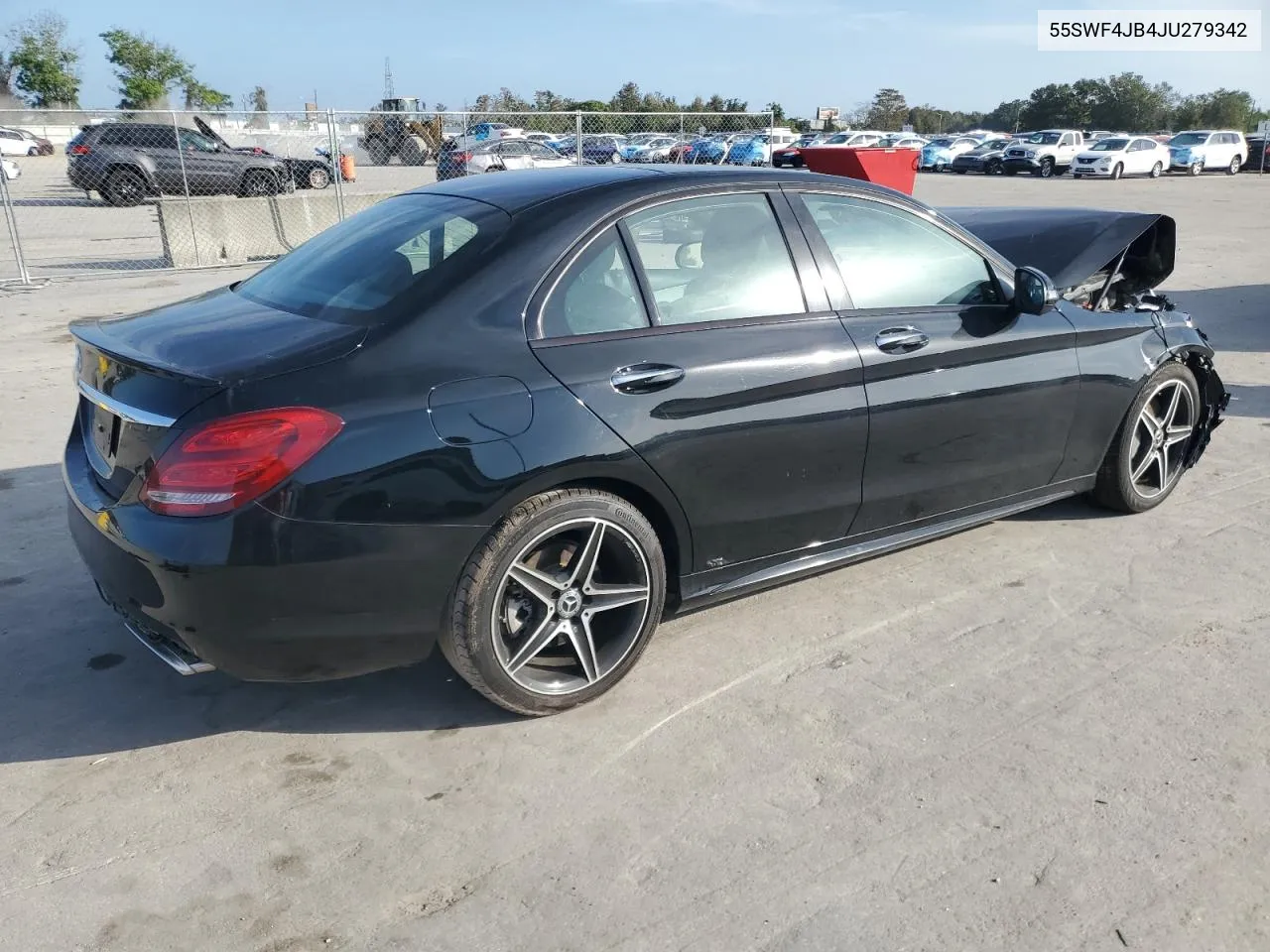 2018 Mercedes-Benz C 300 VIN: 55SWF4JB4JU279342 Lot: 80134694