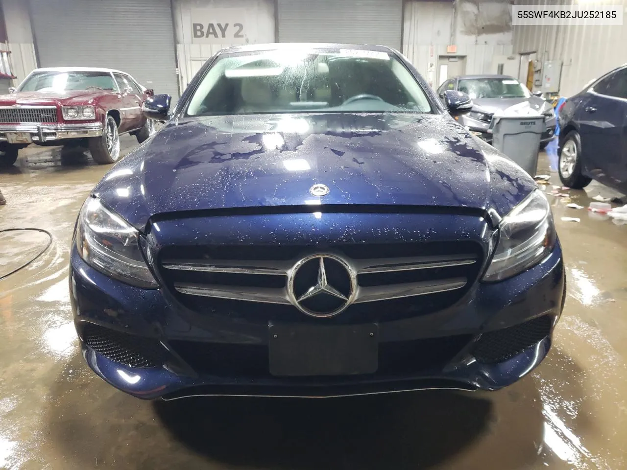 2018 Mercedes-Benz C 300 4Matic VIN: 55SWF4KB2JU252185 Lot: 80210904