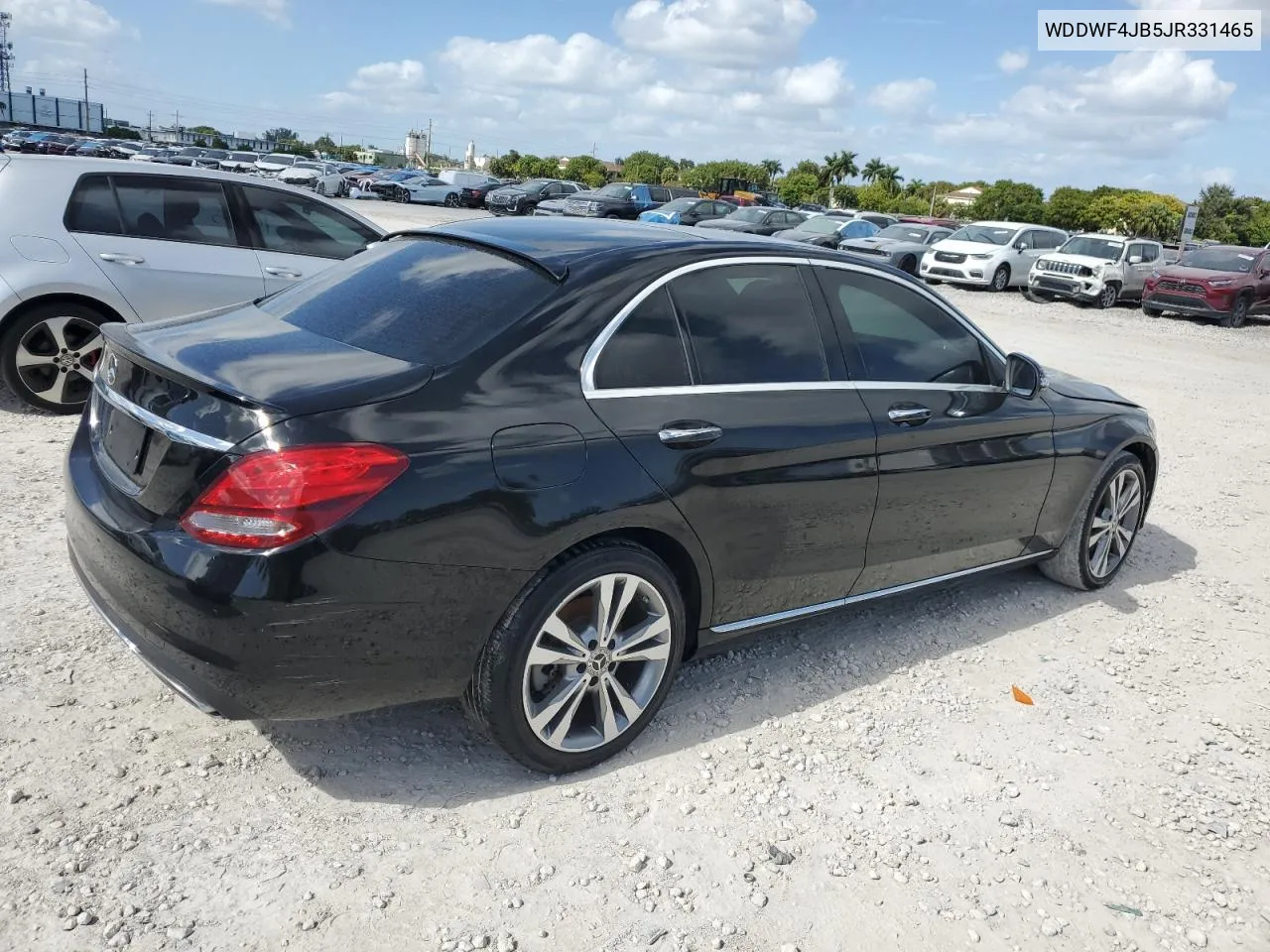 2018 Mercedes-Benz C 300 VIN: WDDWF4JB5JR331465 Lot: 80896514