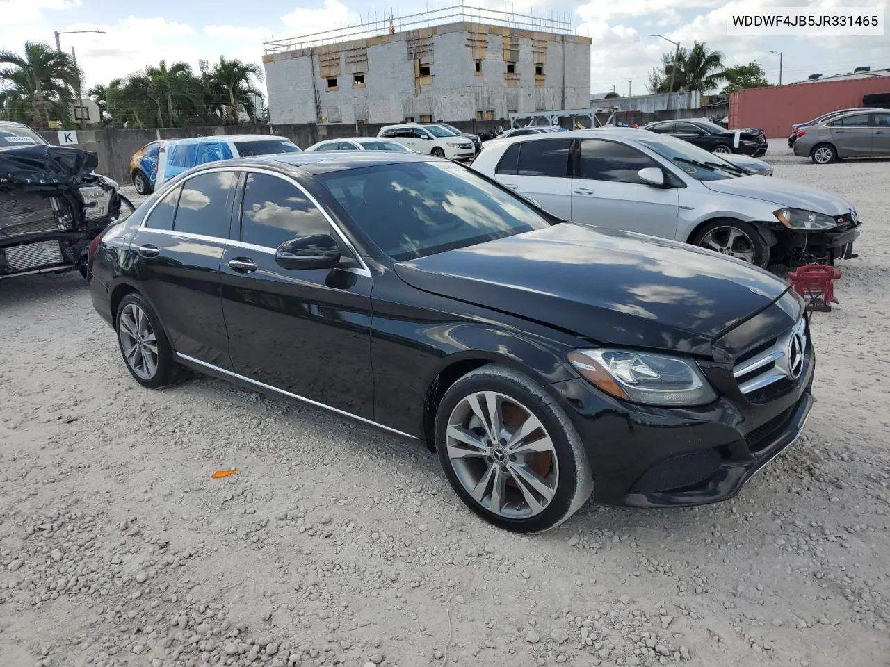 2018 Mercedes-Benz C 300 VIN: WDDWF4JB5JR331465 Lot: 80896514