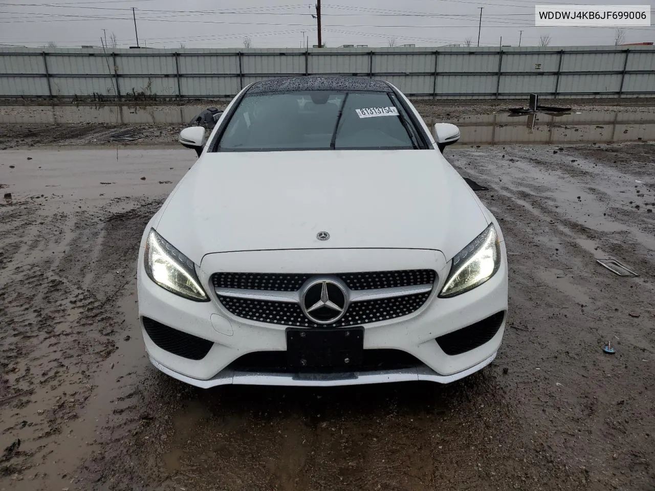 2018 Mercedes-Benz C 300 4Matic VIN: WDDWJ4KB6JF699006 Lot: 81313754