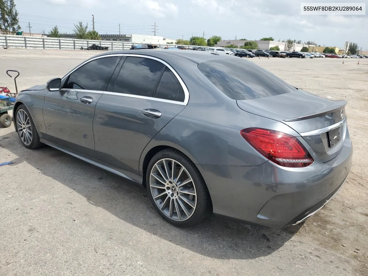 2019 Mercedes-Benz C 300 VIN: 55SWF8DB2KU289064 Lot: 46082464