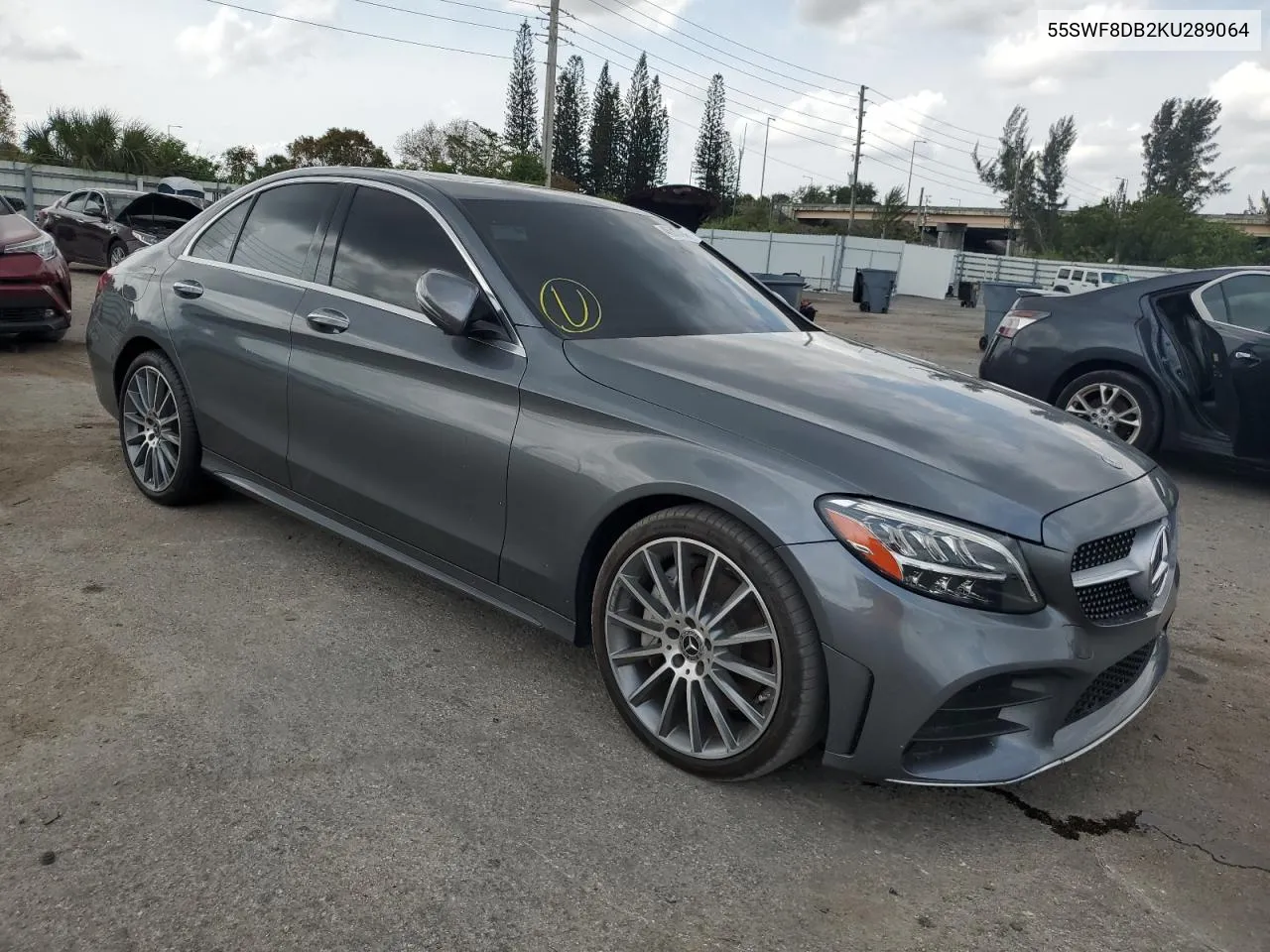 2019 Mercedes-Benz C 300 VIN: 55SWF8DB2KU289064 Lot: 46082464