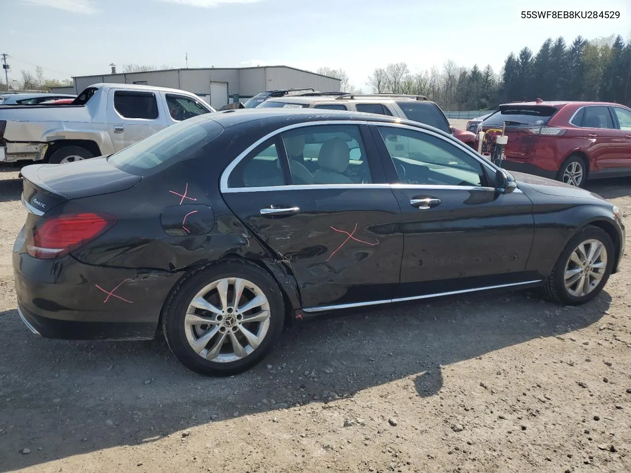 2019 Mercedes-Benz C 300 4Matic VIN: 55SWF8EB8KU284529 Lot: 51605674