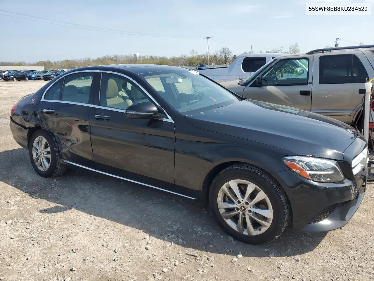 2019 Mercedes-Benz C 300 4Matic VIN: 55SWF8EB8KU284529 Lot: 51605674