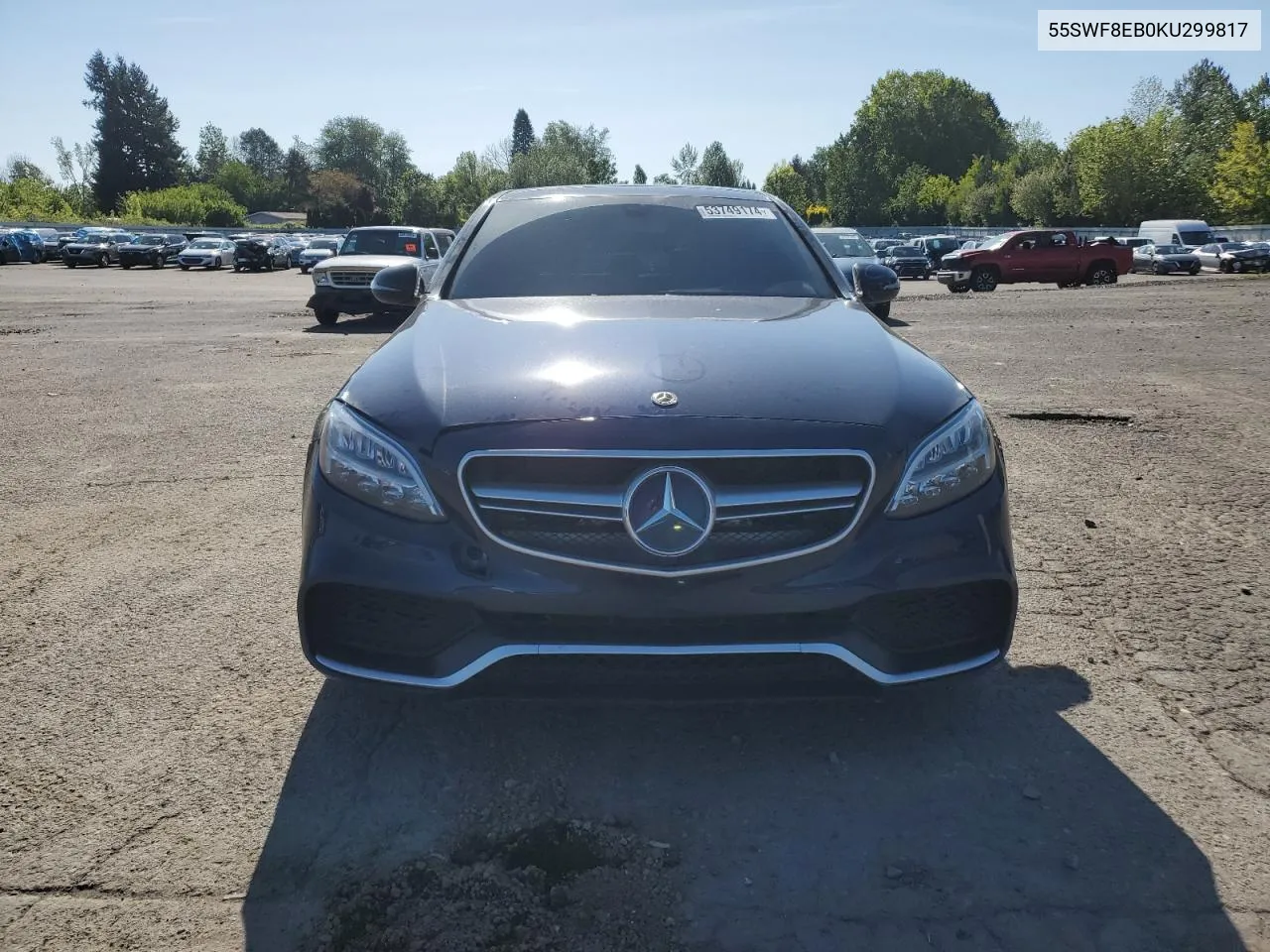 2019 Mercedes-Benz C 300 4Matic VIN: 55SWF8EB0KU299817 Lot: 53749174