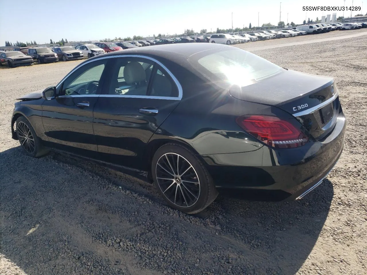 2019 Mercedes-Benz C 300 VIN: 55SWF8DBXKU314289 Lot: 55390454