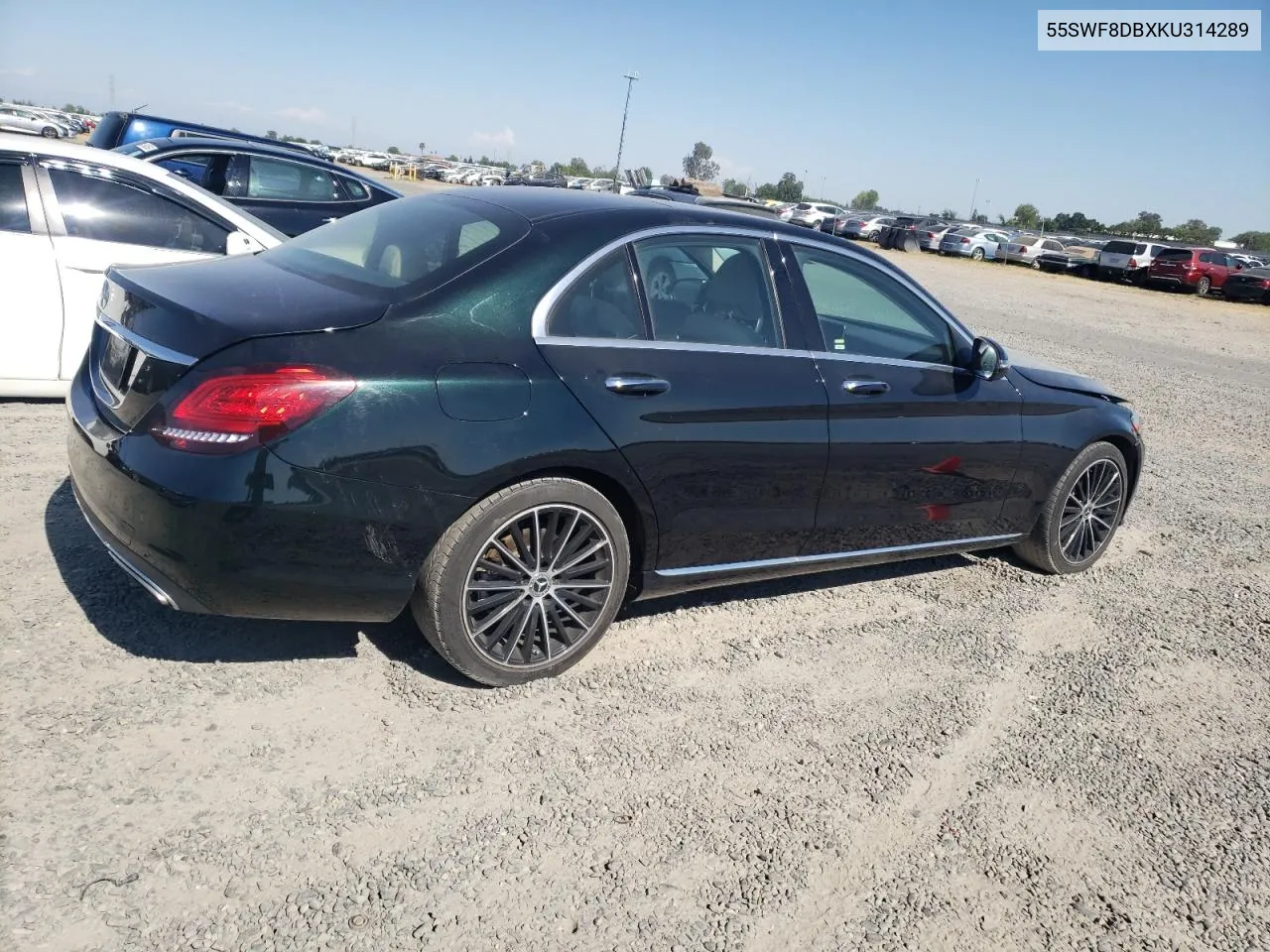 2019 Mercedes-Benz C 300 VIN: 55SWF8DBXKU314289 Lot: 55390454