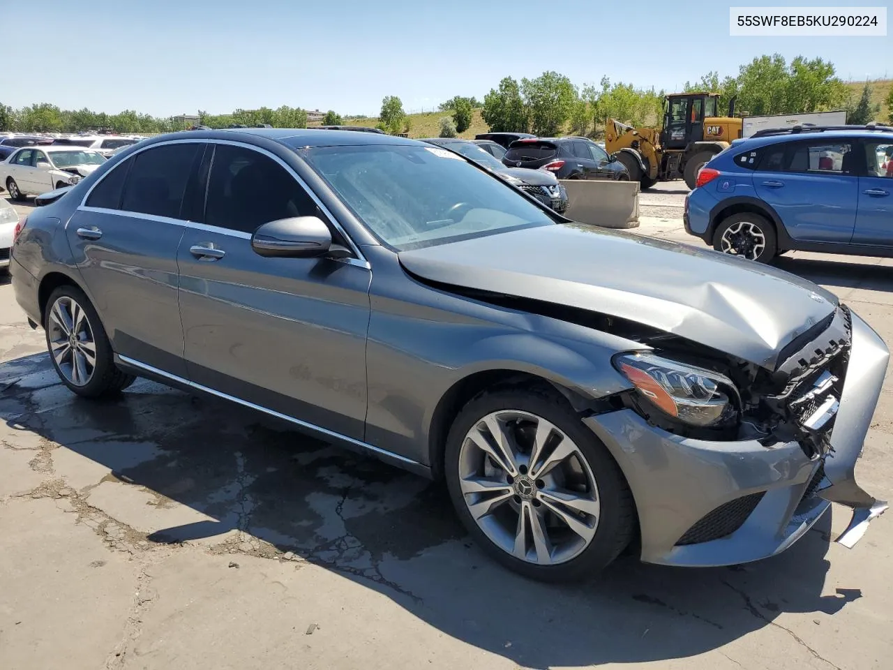 2019 Mercedes-Benz C 300 4Matic VIN: 55SWF8EB5KU290224 Lot: 61895814