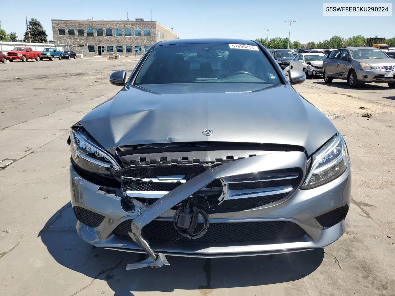 2019 Mercedes-Benz C 300 4Matic VIN: 55SWF8EB5KU290224 Lot: 61895814