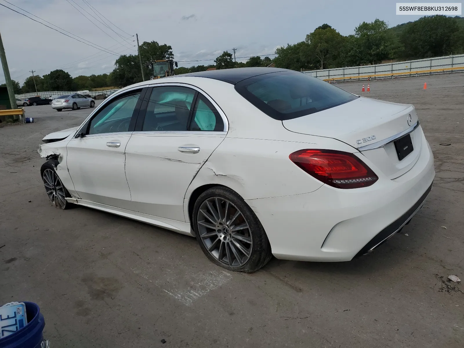 2019 Mercedes-Benz C 300 4Matic VIN: 55SWF8EB8KU312698 Lot: 63730864