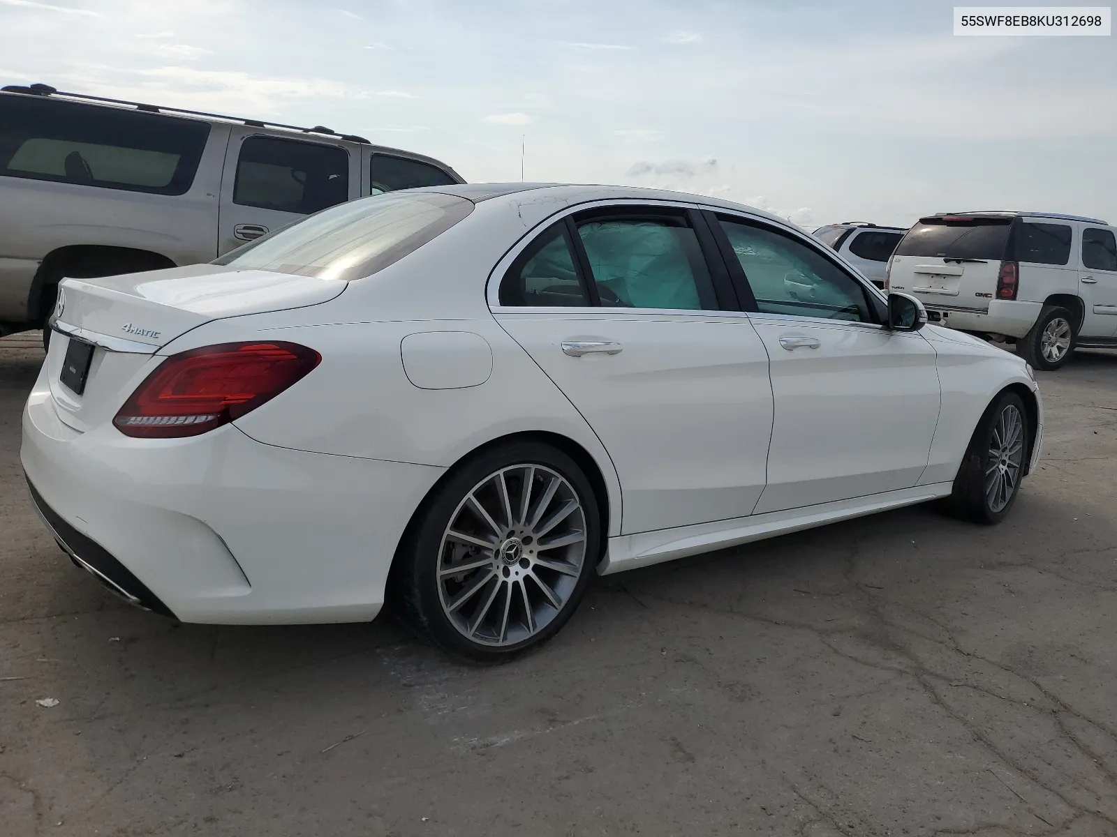 2019 Mercedes-Benz C 300 4Matic VIN: 55SWF8EB8KU312698 Lot: 63730864