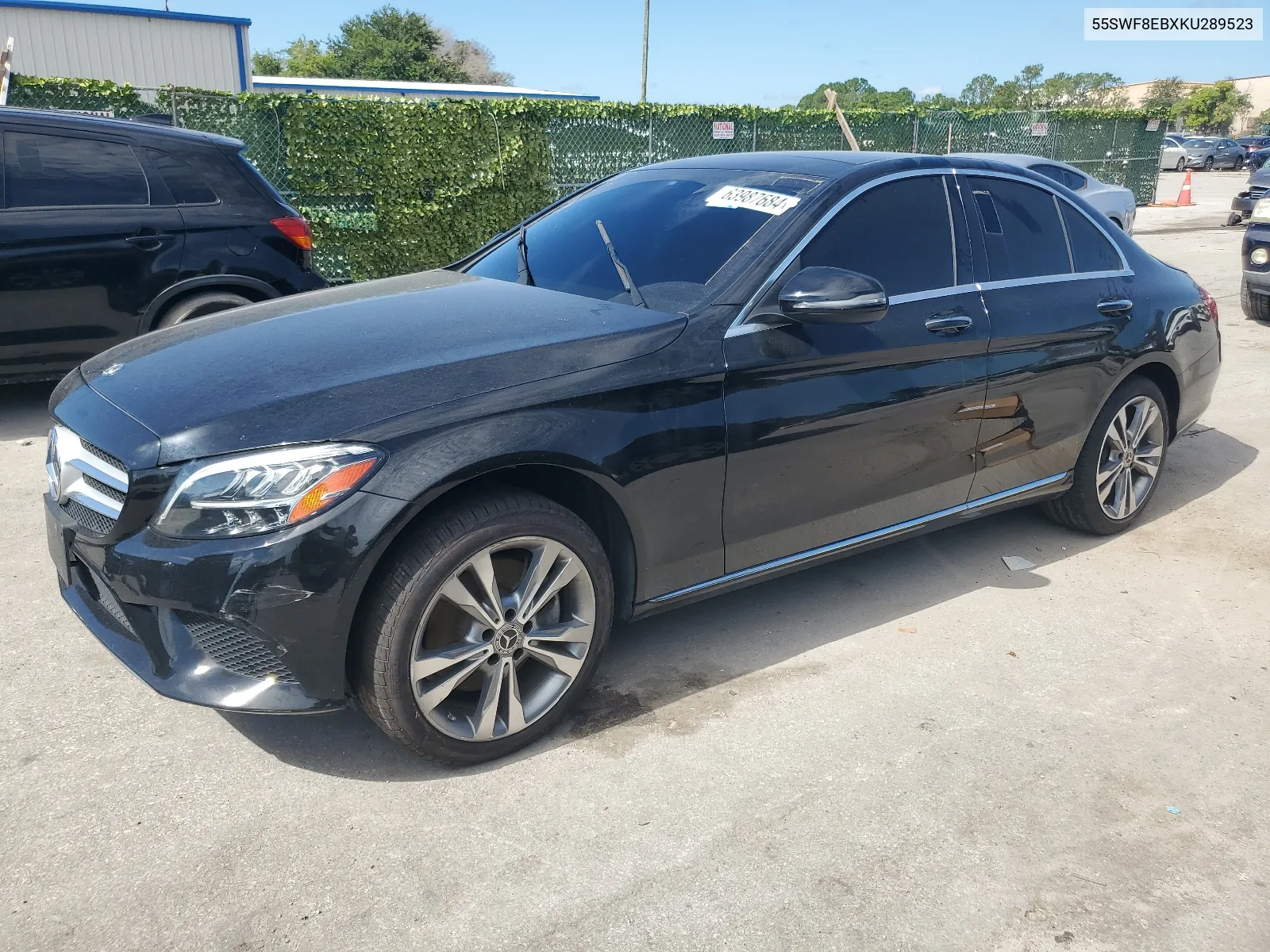 2019 Mercedes-Benz C 300 4Matic VIN: 55SWF8EBXKU289523 Lot: 63987684