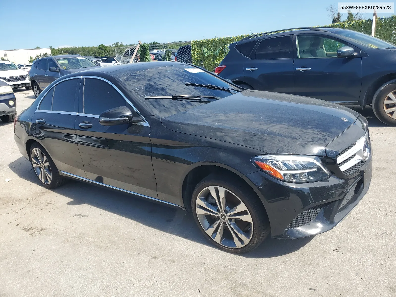 2019 Mercedes-Benz C 300 4Matic VIN: 55SWF8EBXKU289523 Lot: 63987684