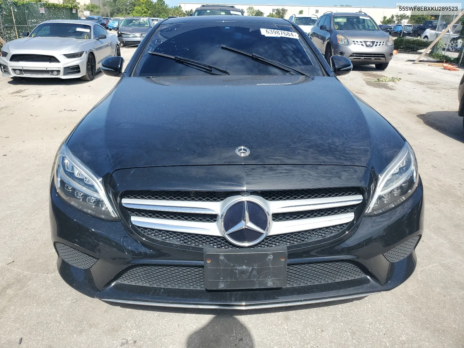 2019 Mercedes-Benz C 300 4Matic VIN: 55SWF8EBXKU289523 Lot: 63987684