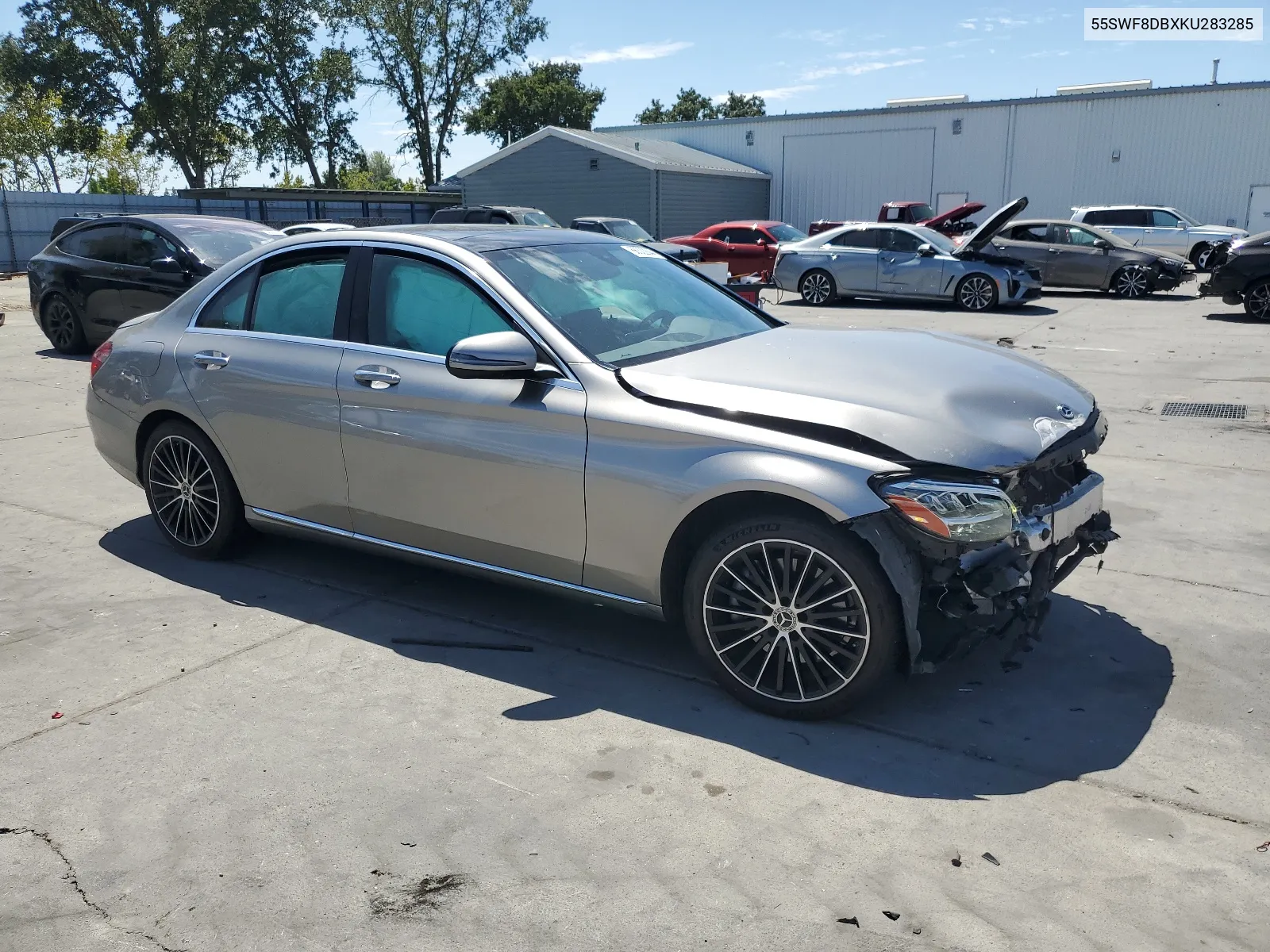 2019 Mercedes-Benz C 300 VIN: 55SWF8DBXKU283285 Lot: 66322844