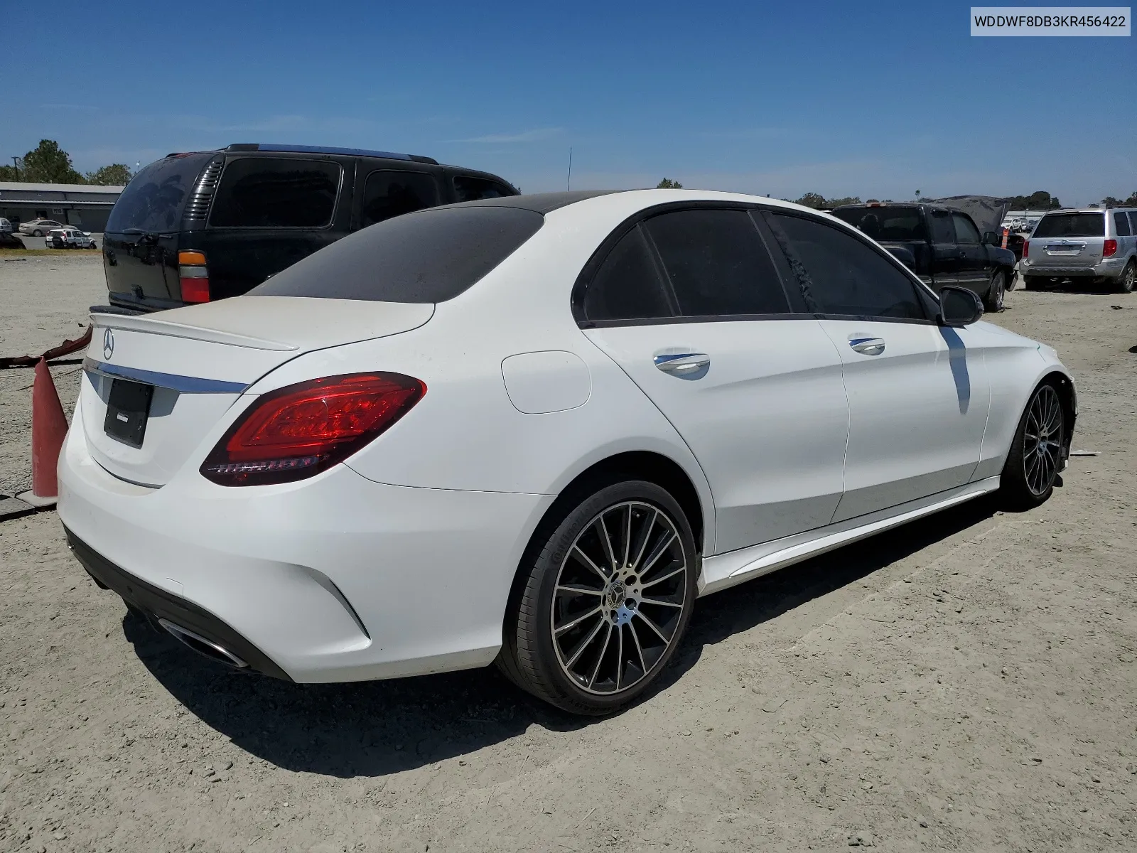 2019 Mercedes-Benz C 300 VIN: WDDWF8DB3KR456422 Lot: 66377244