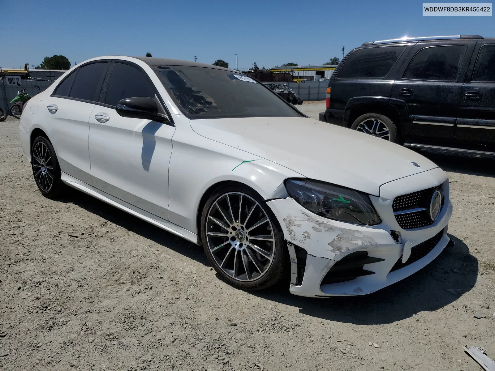 2019 Mercedes-Benz C 300 VIN: WDDWF8DB3KR456422 Lot: 66377244