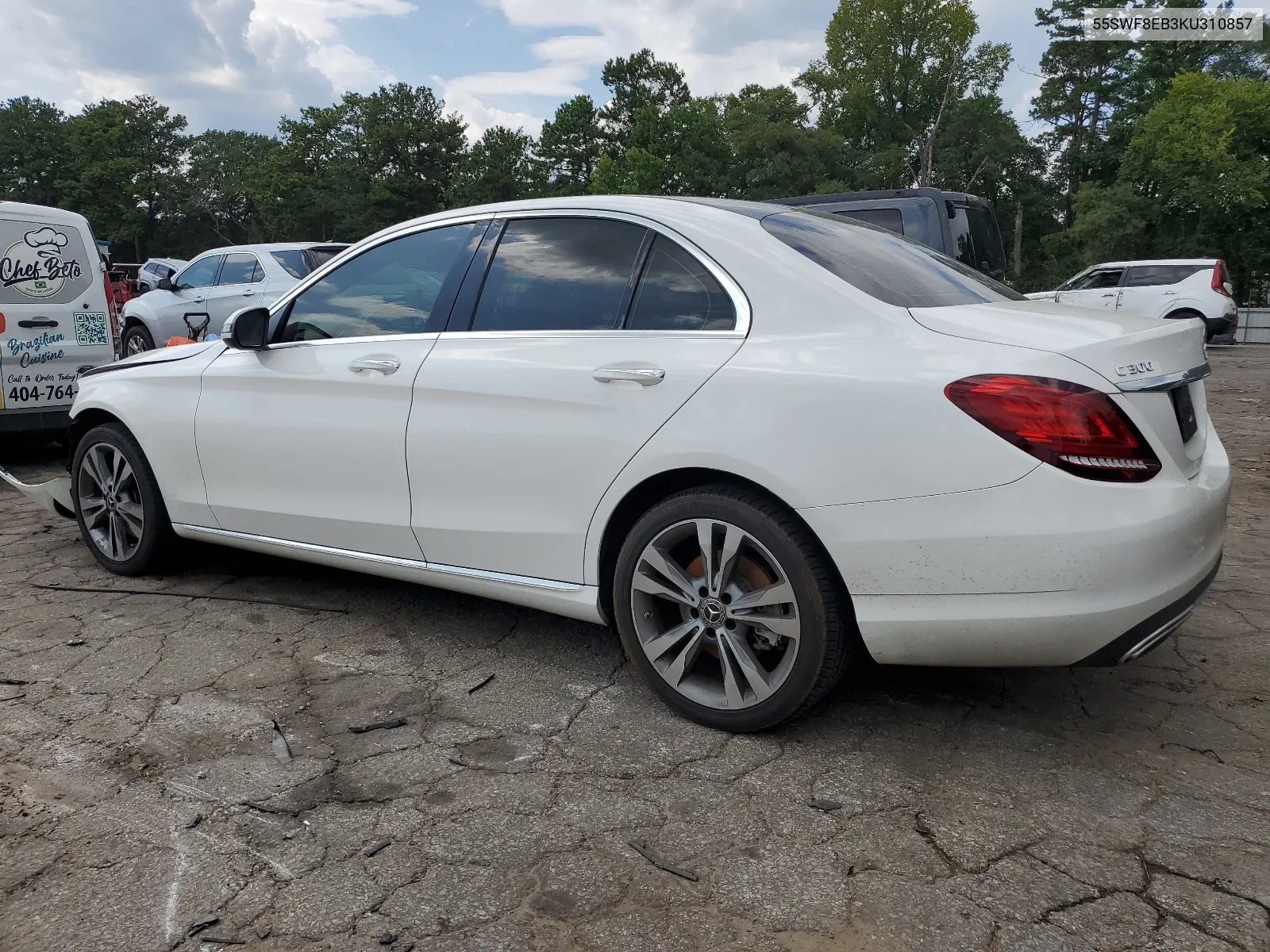 2019 Mercedes-Benz C 300 4Matic VIN: 55SWF8EB3KU310857 Lot: 66585054