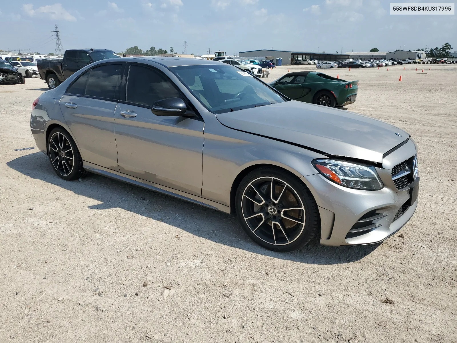 2019 Mercedes-Benz C 300 VIN: 55SWF8DB4KU317995 Lot: 66695524