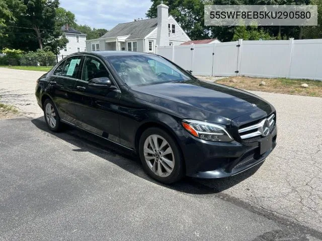 2019 Mercedes-Benz C 300 4Matic VIN: 55SWF8EB5KU290580 Lot: 67320824