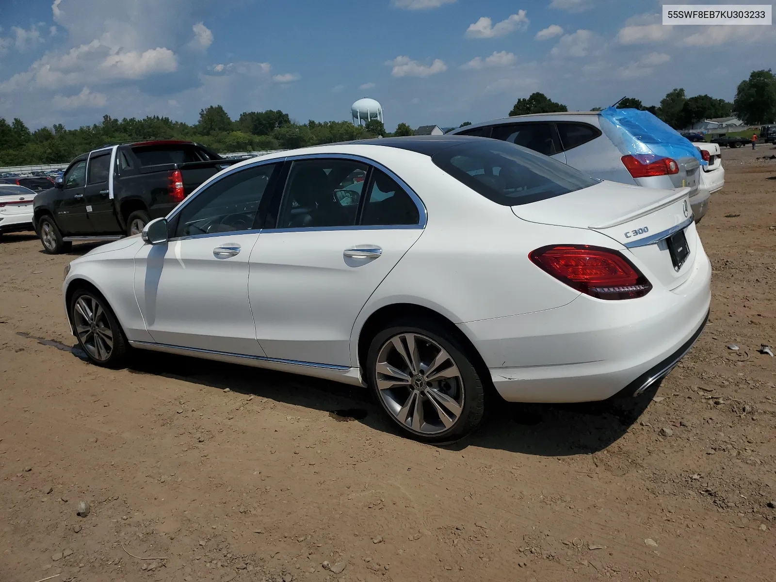 2019 Mercedes-Benz C 300 4Matic VIN: 55SWF8EB7KU303233 Lot: 68428594