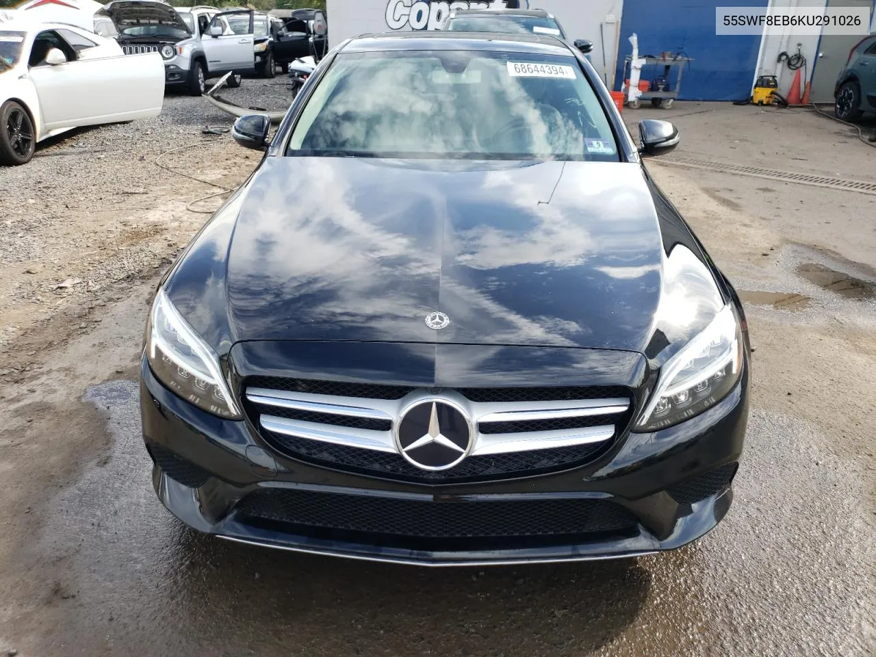 2019 Mercedes-Benz C 300 4Matic VIN: 55SWF8EB6KU291026 Lot: 68644394