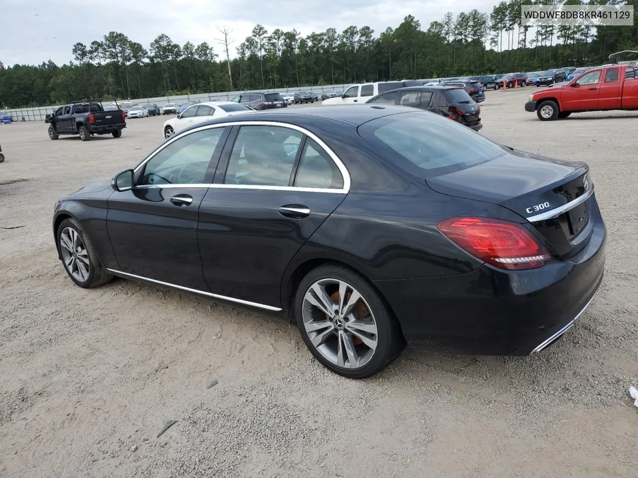 2019 Mercedes-Benz C 300 VIN: WDDWF8DB8KR461129 Lot: 68884234