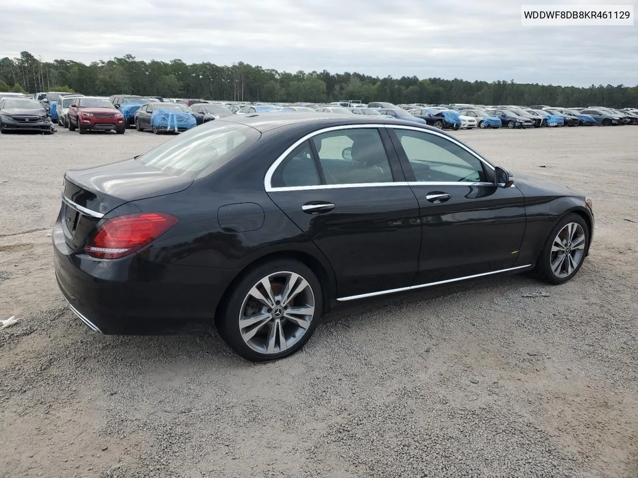 2019 Mercedes-Benz C 300 VIN: WDDWF8DB8KR461129 Lot: 68884234