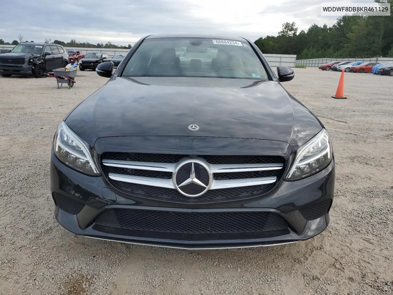 2019 Mercedes-Benz C 300 VIN: WDDWF8DB8KR461129 Lot: 68884234