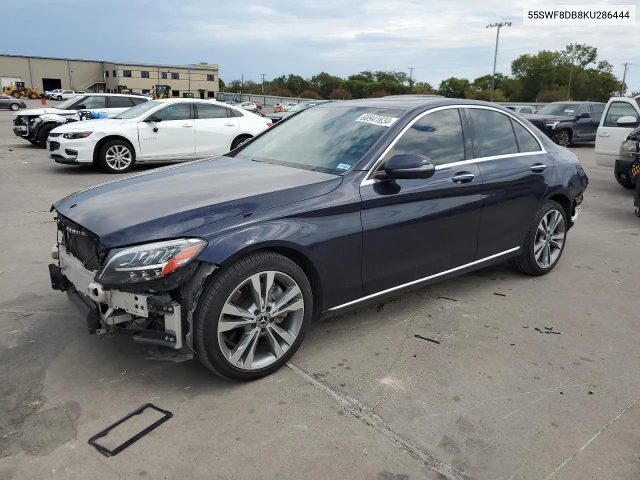 2019 Mercedes-Benz C 300 VIN: 55SWF8DB8KU286444 Lot: 68941634