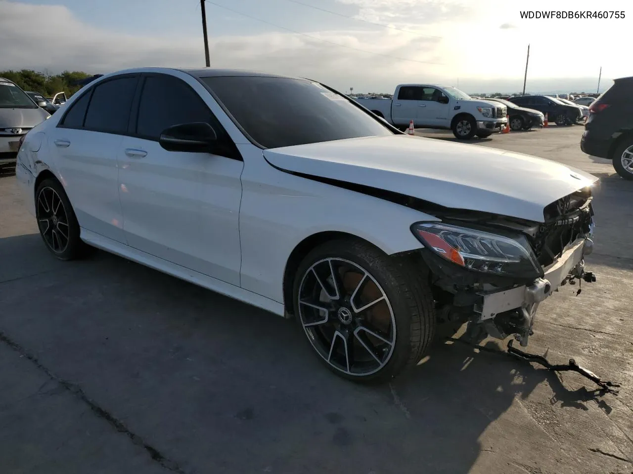 2019 Mercedes-Benz C 300 VIN: WDDWF8DB6KR460755 Lot: 69631954