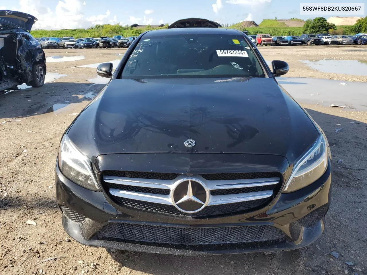 2019 Mercedes-Benz C 300 VIN: 55SWF8DB2KU320667 Lot: 69782344