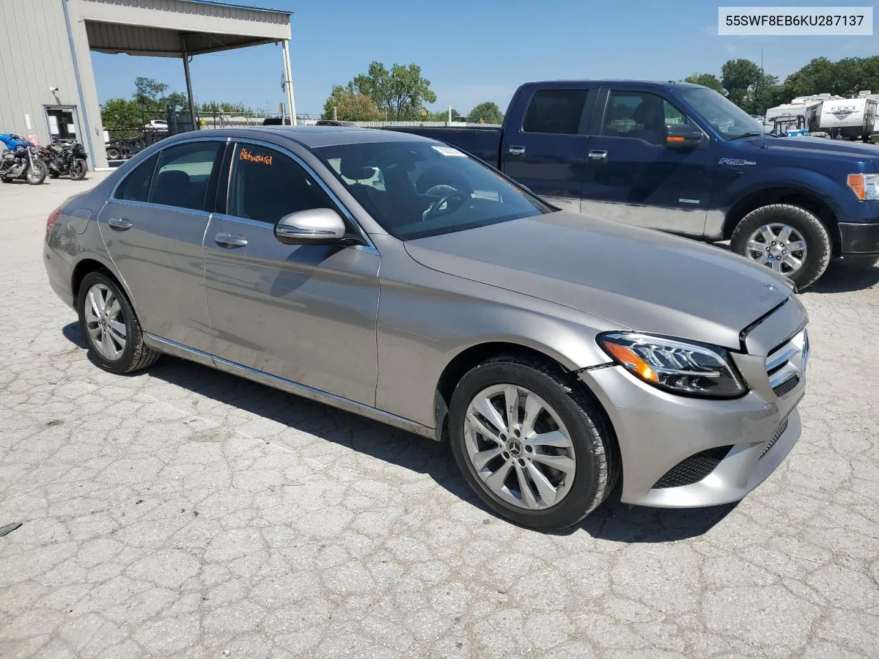 2019 Mercedes-Benz C 300 4Matic VIN: 55SWF8EB6KU287137 Lot: 70222594