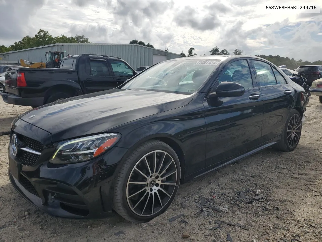 2019 Mercedes-Benz C 300 4Matic VIN: 55SWF8EB5KU299716 Lot: 70261424