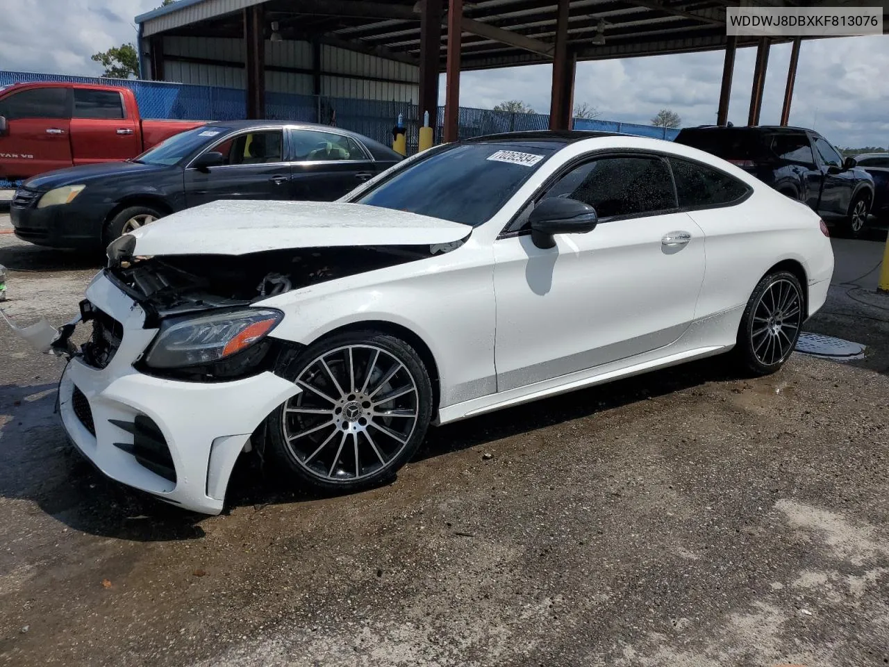 2019 Mercedes-Benz C 300 VIN: WDDWJ8DBXKF813076 Lot: 70262934