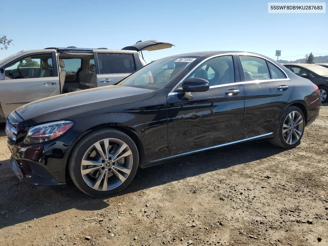 2019 Mercedes-Benz C 300 VIN: 55SWF8DB9KU287683 Lot: 70671504