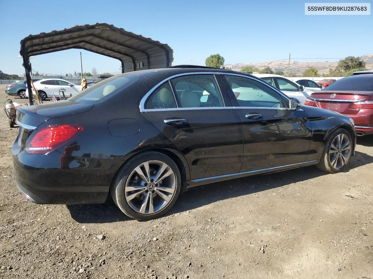 2019 Mercedes-Benz C 300 VIN: 55SWF8DB9KU287683 Lot: 70671504