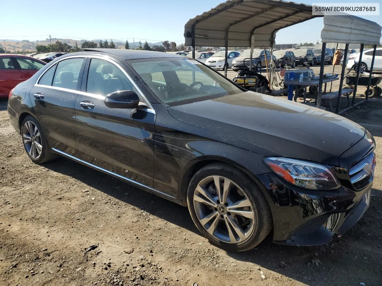 2019 Mercedes-Benz C 300 VIN: 55SWF8DB9KU287683 Lot: 70671504