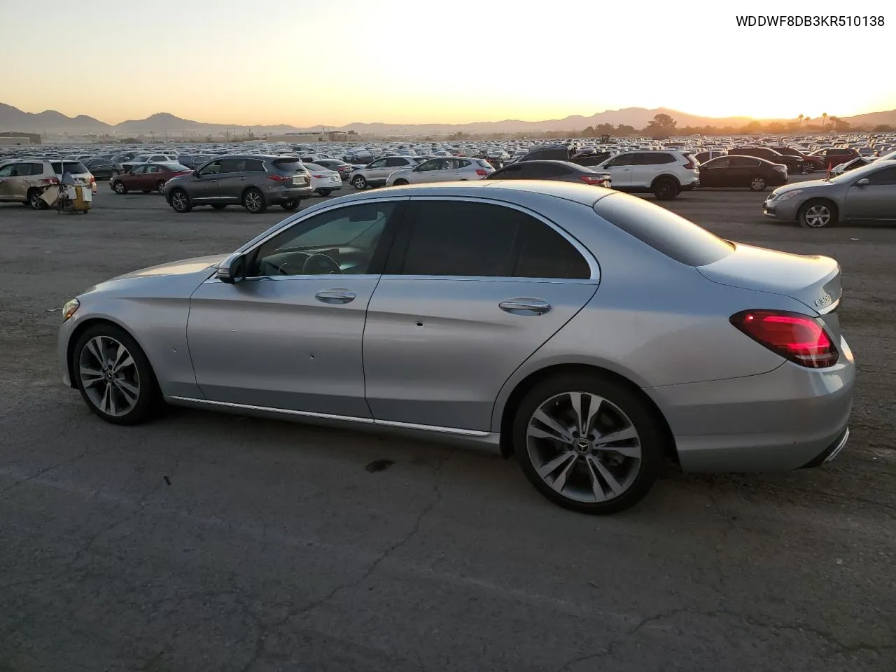 2019 Mercedes-Benz C 300 VIN: WDDWF8DB3KR510138 Lot: 70881114