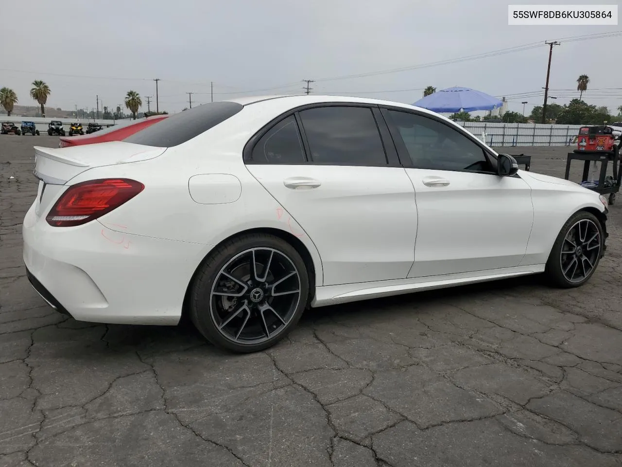 2019 Mercedes-Benz C 300 VIN: 55SWF8DB6KU305864 Lot: 71290034