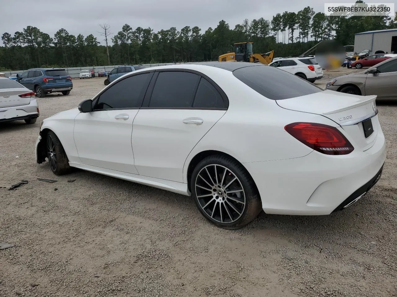 2019 Mercedes-Benz C 300 4Matic VIN: 55SWF8EB7KU322350 Lot: 71462044