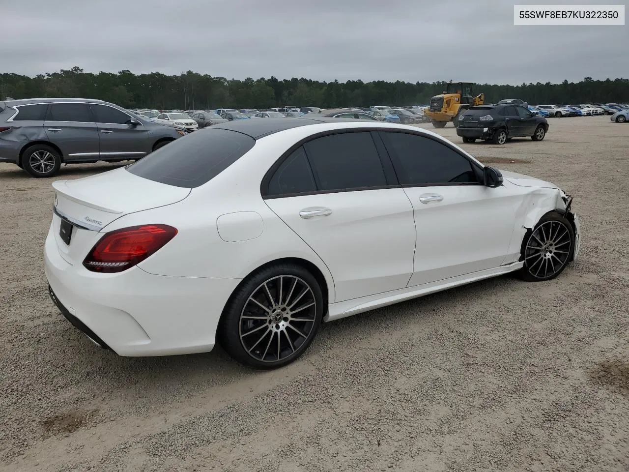 2019 Mercedes-Benz C 300 4Matic VIN: 55SWF8EB7KU322350 Lot: 71462044