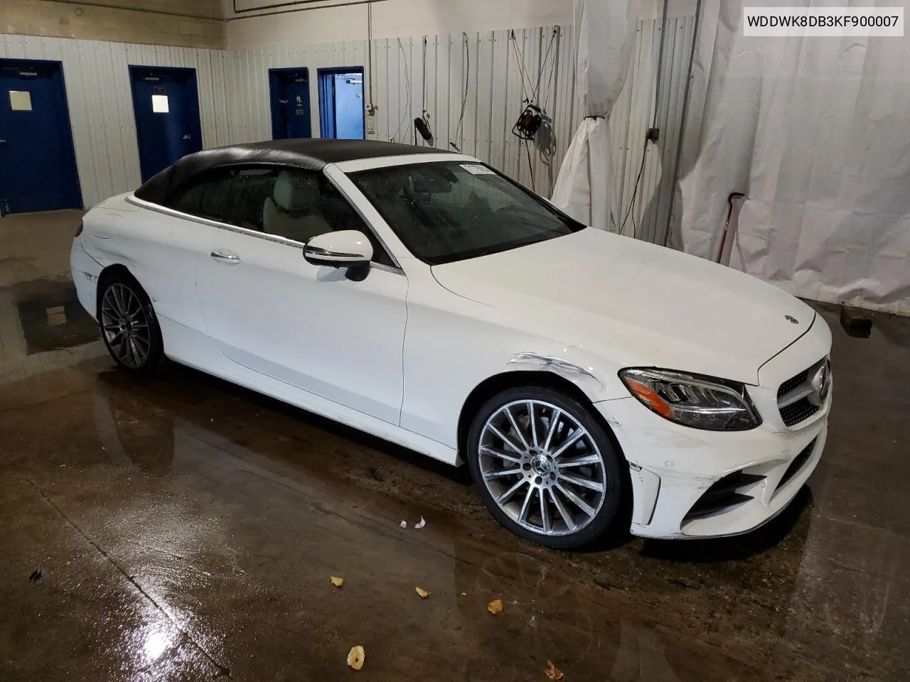 2019 Mercedes-Benz C 300 VIN: WDDWK8DB3KF900007 Lot: 71775914