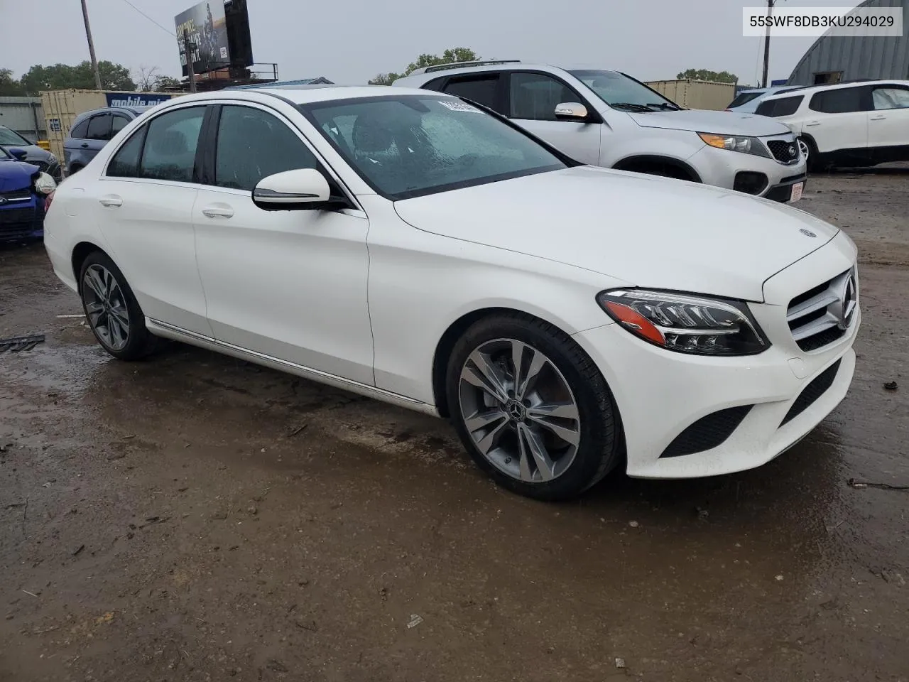 2019 Mercedes-Benz C 300 VIN: 55SWF8DB3KU294029 Lot: 72051644