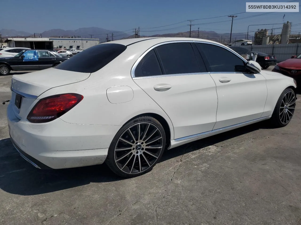 2019 Mercedes-Benz C 300 VIN: 55SWF8DB3KU314392 Lot: 72060444